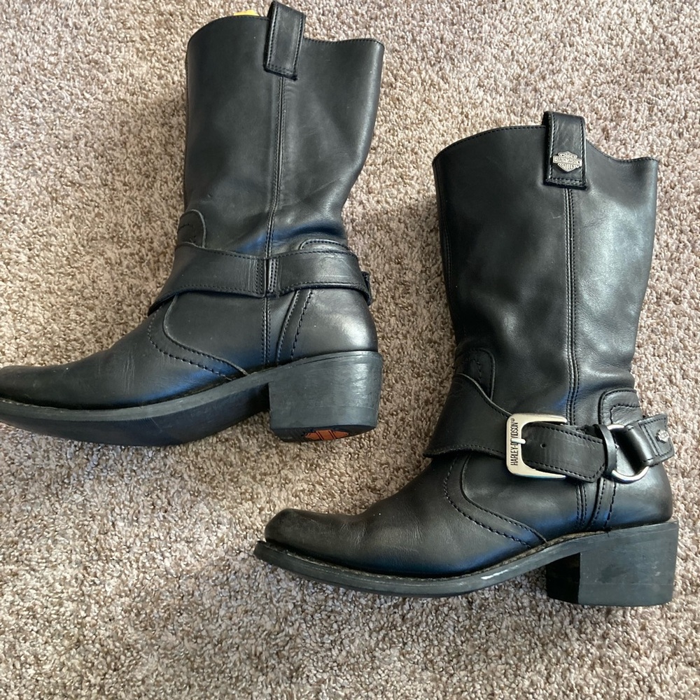 Harley-Davidson Mid-Calf Biker Boots